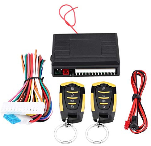 Acouto Keyless Entry System Universal Car Door Lock Keyless Entry System Central Locking Remote Control Kit Trunk Release Auto Accessory