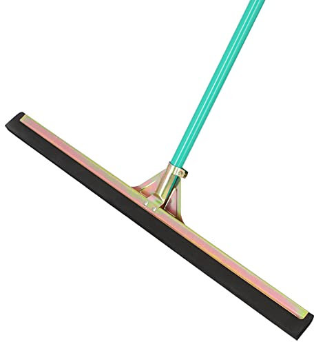 KOTARBAU® Escurresuelos con escobilla de Espuma 75 cm, Rasqueta de Metal con Mango de Madera, Limpiador de Suelo, Extractor de Agua Ancho, Deslizador de Agua, Rastrillo para Suelos, Limpiacristales