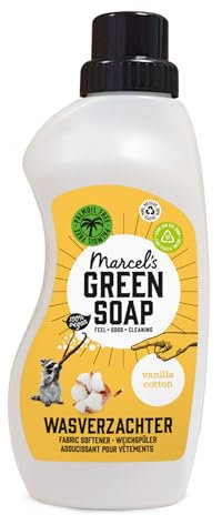 Marcel's Green Soap - Fabric Conditioner Vanilla & Cotton - Fabric Softener - Vegan - Natural Ingredients - Laundry - 750ml