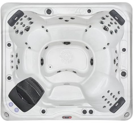CANADIAN SPA CO. Kingston SF Hot Tub Outdoor Winterfest, 7 Personen Hot Tub mit LED Beleuchtung, Lautsprecher, Aromatherapie und Isolierabdeckung