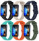CHULN 6 Stücks Armband kompatibel mit Huawei Band 8/Huawei Band 9, Verstellbarer Wasserdichtes Weiche Silikon Sport Ersatzarmband für Huawei Band 8/9.