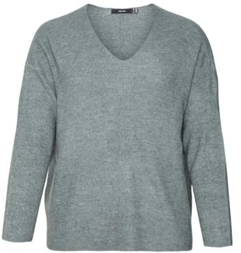 VERO MODA Vmcrewlefile Ls V-Neck Blouse Noos Cur