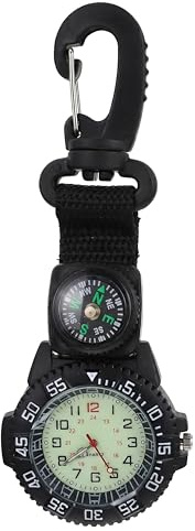 WRITWAA Sports Pocket Watch with Compass and Clip Strap