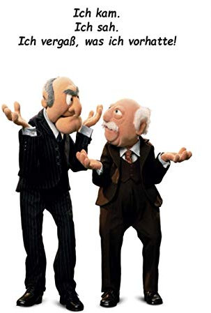 Ontrada Holzschild 12x18cm Waldorf Statler Muppets Promille Holz Schild
