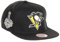 Mitchell & Ness Pittsburgh Penguins NHL Top Spot Originaler Fit Schwarz Verstellbare Snapback Cap - One-Size