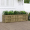 Cosisti Jardineras Exterior Grandes 180x50x50 cm, Macetero Grande, Maceteros de Madera para Plantas, Jardinera de Madera para Jardín Balcón o Terraza Impregnado Natural