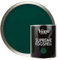 Vintro Paint | Dark Green Eggshell Paint | for Walls | Wood | Trim | Satin Furniture Paint | Interior & Exterior Use. 1 Litre (Woodpecker Green)