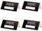 PATIKIL 20 Pack Carteles de Mesa Reservada Tarjetas de Nombre de Asientos de Doble Cara para Mesas Tarjeta en Blanco para Bodas Restaurantes Fiestas Eventos de Servicio Negro