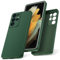 Watana Cover per Samsung Galaxy S21 Ultra 5G Custodia in Silicone, Custodia Antiurto Case Sottile in Silicone TPU con Strato Interno in Fibra per samsung S21 Ultra 5G, Verde