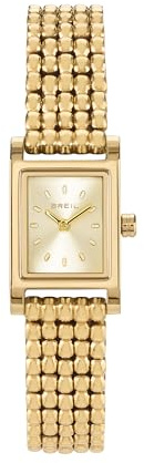 Breil Uhr Damen, Armband aus Stahl, Gehäusedurchmesser 25 cm | Sammlung DEMURE, Uhrwerk Quartz Analog, Wasserbeständig bis 30 Meter, Schmuck als Geschenkidee Damen