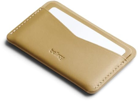 Bellroy Card Slip (minimalistisches Kartenetui aus Leder mit Platz für bis zu 4 Karten) - Mustard