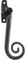 Timber Series Monkey Tail Espag Window Handle (Hex Locking) - (Right Hand) - Antique Black