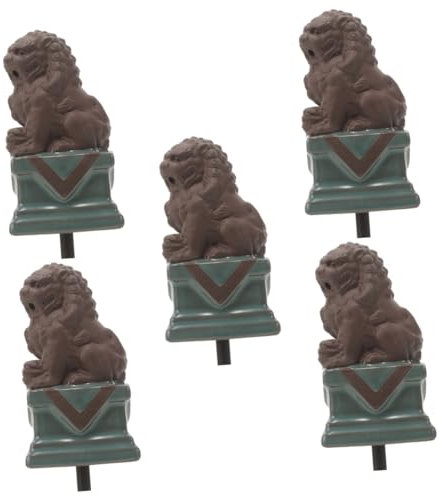 Kisangel 5st Zierbrunnen Für Fischteich Wandmontierter Seifenhalter Flüssig Automatischer Seifenspender Kleine Tauchbrunnenpumpen Jet Pumpe Für Pflanzenbrunnen Eispuck-Form Statue Keramik
