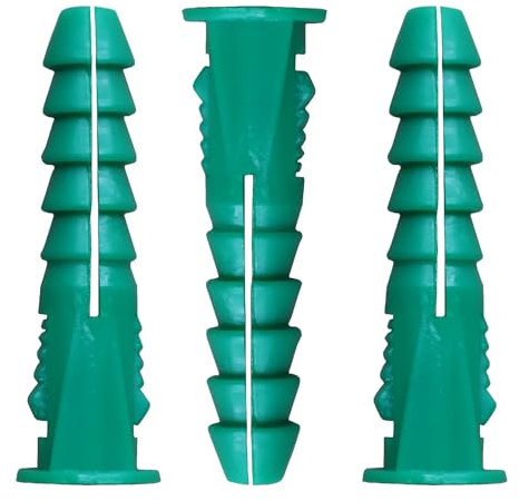 ZUYUEE Lot de 140 vis et chevilles murales (8 x 38 mm) pour ancrages en béton