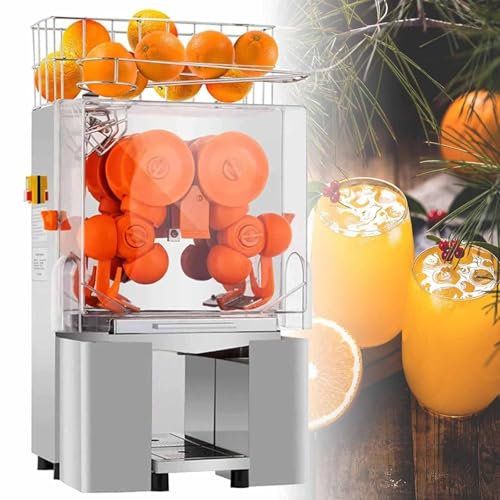 LSBHPPD Presse-Agrumes Automatique, Presse-Agrumes Professionnel, Extracteur De Jus Automatique 120 W, Presse-Agrumes Électrique, pour 20 Oranges par Minute, avec Filtre Extractible