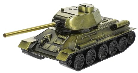 PRETYZOOM Retro Panzer Modell Aus Metall Dekoratives Desktop Modell Für Wohnzimmer Büro Und Geschenkideen Für Panzerliebhaber Antikgrün