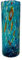 MurArt Jarrón de Murano de 24 cm de altura, colección Tower de vidrio soplado a mano de elaboración artesanal Made in Italy (aguamarina, florero)