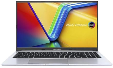 ASUS Vivobook 15 OLED X1505 15.6 Laptop | Intel i5-1335U | 16GB RAM | 1TB SSD | 2.8K OLED Display | 120Hz | HDR | WiFi 6E | Windows 11 Home | Silver