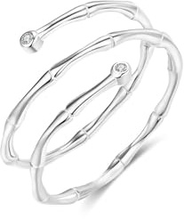 RDSGYZ Weißgold Ringe Frauen 750 14K Echtgold, Eheringe Einzeln Damen mit Diamant Wickelring Trauringe Verlobungsringe für Frauen Gr.61 (19.4)