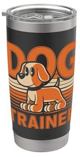 Entrenador de perros Vaso térmico de acero inoxidable de doble pared