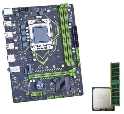 Scheda Madre TV Compatibile Con La Scheda Madre Qiyida X79 E5 2430 1x8 GB = 8 GB