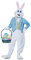 California Costumes Deluxe Osterhasenkostüm für Erwachsene, Weiß/Blau, S-M