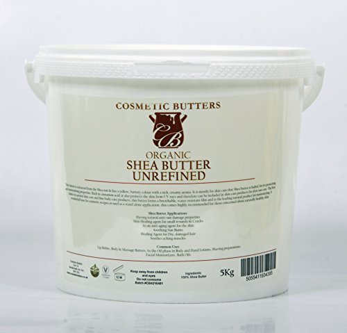 Shea Butter Unraffiniert Organisch - 100% Rein und Natürlich - 5Kg