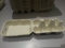 LOT 150 BOITES GRISES EN CARTON POUR 6 OEUFS POUR REVENDEURS, EMBALLEURS, FERMIERS