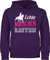 Kinder Hoodie Jungen - Pferd Pferde - Echte Mädchen reiten - 128 (7/8 Jahre) - Lila - pferdepulli pferdepullover pferdeliebhaber horses pullover reitpullover reithoodies reiter reiterinnen pulli