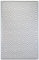 Brandsseller Outdoor Teppich ca.120x180 cm – Wetterfest & Schimmelresistent – In- & Outdoor Teppich für Garten, Balkon, Terrasse, Camping – Pflegeleicht & Robust Weiß/Hellgrau