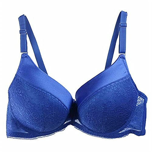 BCHRAYIUP Reggiseno Imbottito con Ferretto Sexy Pizzo Scollatura a V Coppa Morbida 6-D