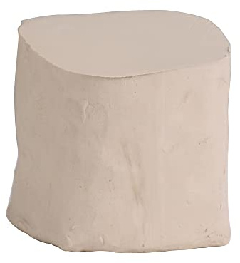 Deouss Mid High Fire White Stoneware Clay for Pottery;Mid Fire Cone 5-7;Ideal for Wheel Throwing,Hand Building,Sculpting;Great for All Skill Levels;Whiteware Clay- Pottery Clay Fires White;10 lbs
