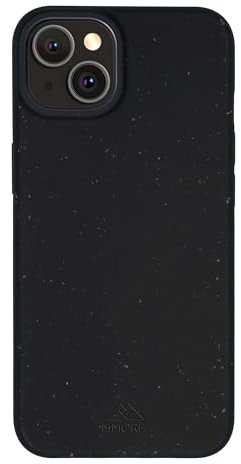 MMORE Biodegradable Phone Case, Black Compatible with iPhone 15 - Eco-Friendly, Compostable, Made from Plants - Full Protection, Durable, Drop Tested Slim Design