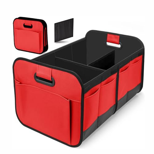 GNTHERF Kofferraum Organizer Auto,für Ford Ranger 2016-2022 2023 2024 wasserdichte Praktische Auto Kofferraumtasche Tragbare Faltbare Box,C