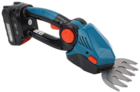 Taille-haie sans Fil avec Batterie Rechargeable de 1,5 Ah, Kit de Tondeuse à Main pour Herbe, Mauvaises Herbes, Haies, Arbustes, Petits Arbres et Pelouses (Prise UE)