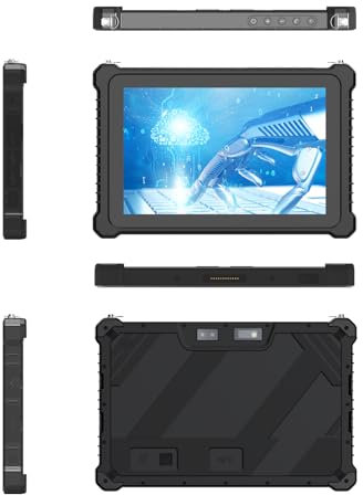 YanKe Tableta industrial IP67 de 8 pulgadas con Windows 10/11, impermeable, a prueba de caídas, a prueba de polvo, fuerte disipación de calor, 6000 mAh, 500 nit, GPS, WiFi, BT, 4G