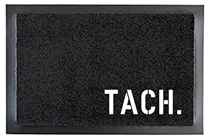 Hallo Heimat Fußmatte TACH. 40 cm x 60 cm WASCHBAR & ROBUST Schmutzfangmatte Türmatte Geschenk Weihnachten Nikolaus