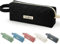 Boziee Cord-Stoff Federmäppchen Mäppchen Mädchen Teenager Stiftetasche Federtasche Pencil Case Schulmäppchen Stiftemappe für Schule | Büro (Schwarz)