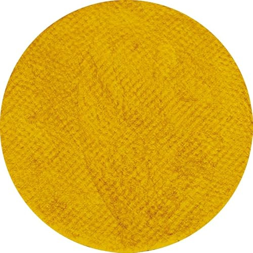 Eulenspiegel - Profi-Aqua Make-Up Perlglanz, Schminke 3,5 ml, Gelb | Wasserbasierte Schminke für Facepainting & Bodypainting, für Karneval & Mottopartys