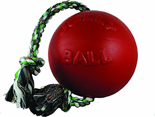 Romp-N-Roll Ball Size: 14 H x 6 W x 6 D, Color: Red