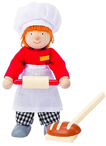 Goki 51608 - Biegepuppe Bäcker