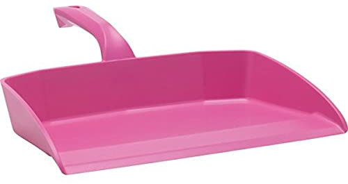 Vikan - Hygiène - Pelle à poussière - Plastique - Rose