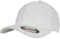 Flexfit Ivory Melange Cap, Base Cap die sich dem Kopffumfang anpasst, ohne Kunststoff-Verschluss, in den Größen L/XL