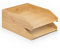 woodluv Letter Tray Desk Organiser, Document Tray, Document Storage A4 Filing Paper Organiser Desk Tidy, STACKABLE