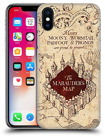 Head Case Designs Officially Licensed Harry Potter The Marauder's Map Prisoner Of Azkaban II Hard Back Case Compatible With Apple iPhone X/iPhone XS