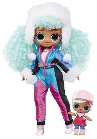 L.O.L. Surprise! OMG Winter Chill ICY Gurl Modepuppe & Brrr BB Puppe mit 25 Überraschungen