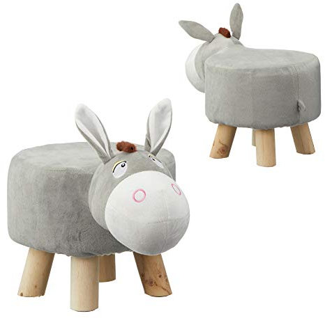 Kinderhocker Sitzhocker Tier Hocker Kinderstuhl Tierhocker Stuhl Esel 35 Kg 28 x 30 x 50 cm