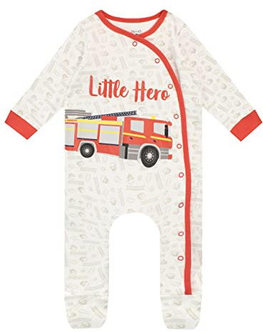 Harry Bear Baby Sleepsuit Rescue Vehicle Red 12-18 Months