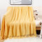 Hayisugal Sofadecke Wohndecke Boho Decke Weich Strick Decke mit Quaste Kuscheldecke Sofadecke Couch Outdoor Decke Überwurfdecke, Gelb, 150 x 200cm