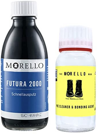 Morello Polish with Cleaning and Bonding Agent, Deep Black, One Size